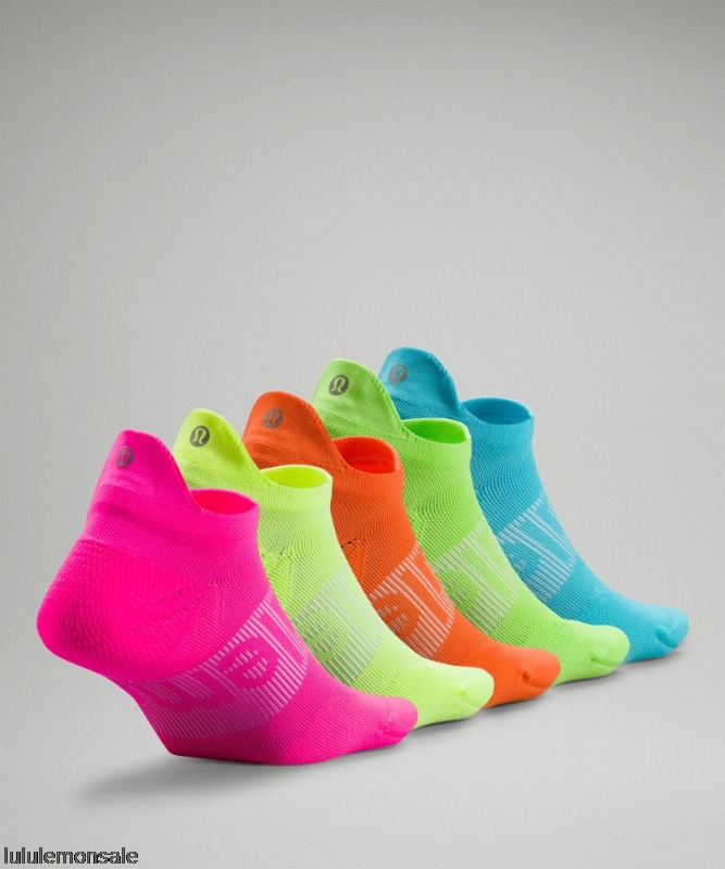 Lululemon Damen DELULU426 | Power Stride Tab Sock 5 Pack Online Nur Rainbow